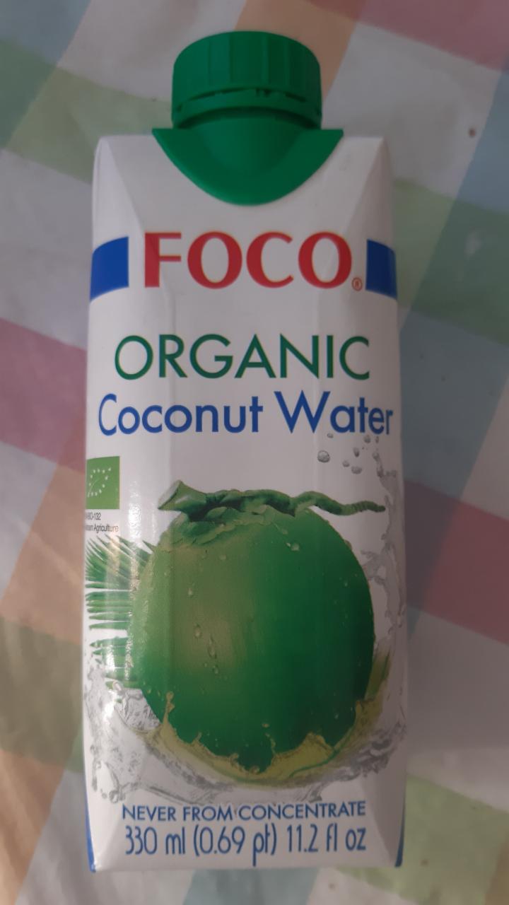 Фото - вода кокосовая органическая Foco Фоко