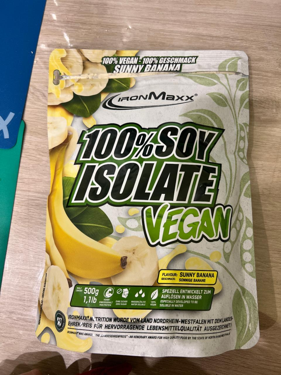 Фото - Протеин соевый 100% Vegan Soy Isolate IronMaxx