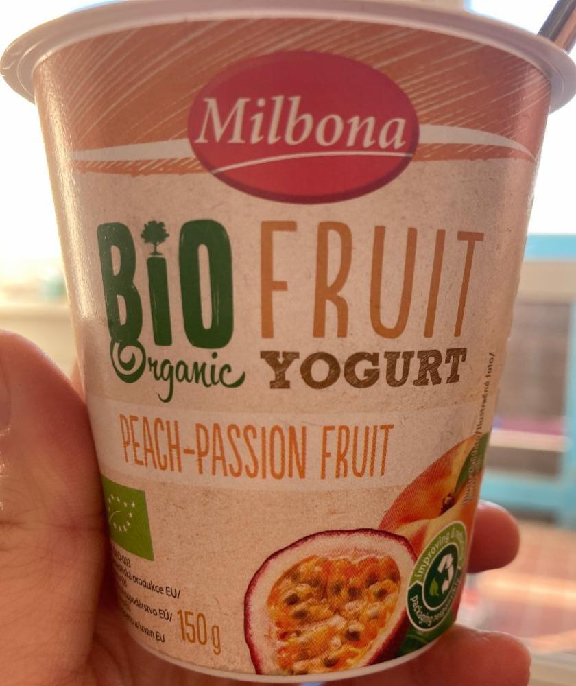 Фото - Bio Frucht Joghurt Peach-Passion Fruit Milbona