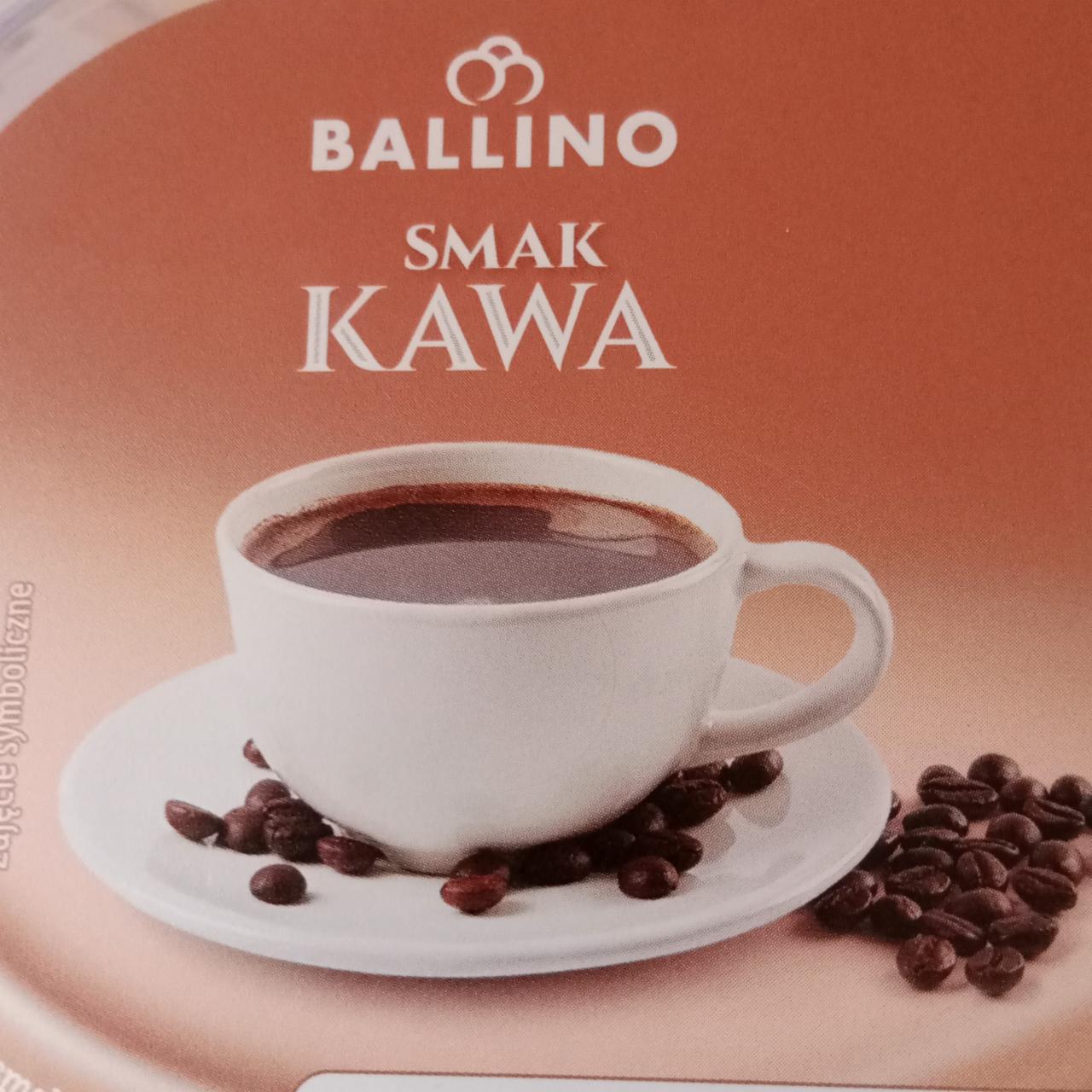 Фото - Lody o smaku kawowym z sosem o smaku czekoladowym Ballino