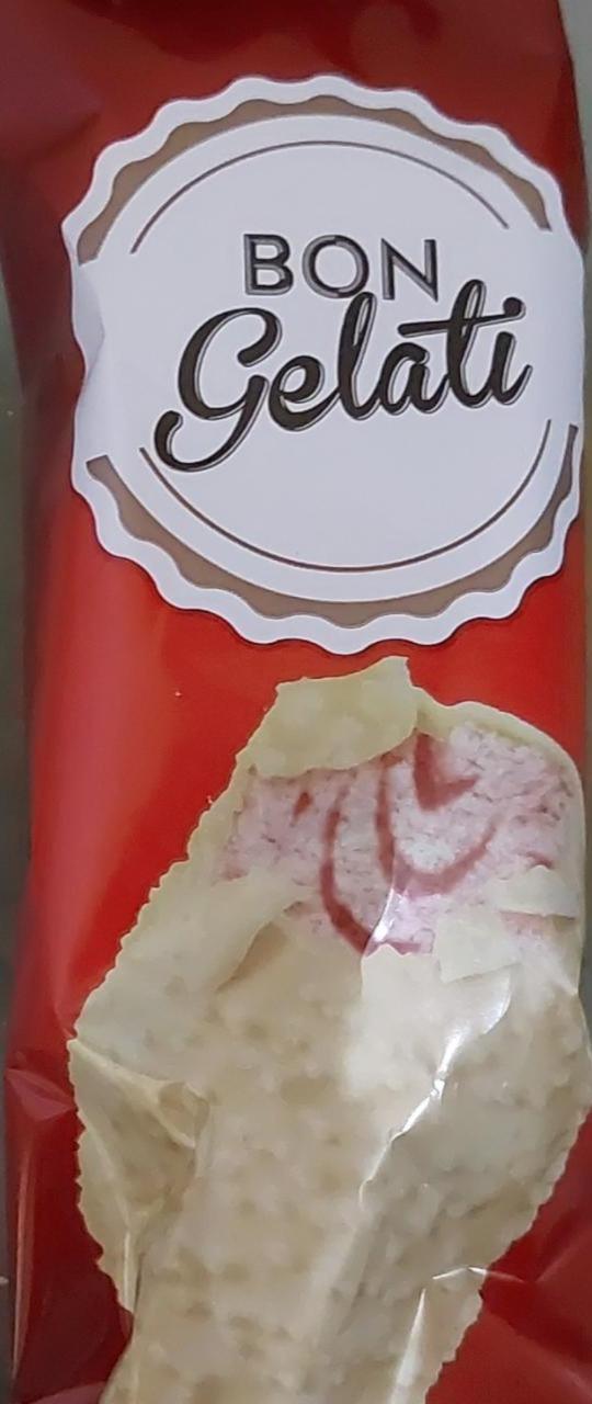 Фото - мороженое на палочке клубничное в белой глазури Bon Gelati