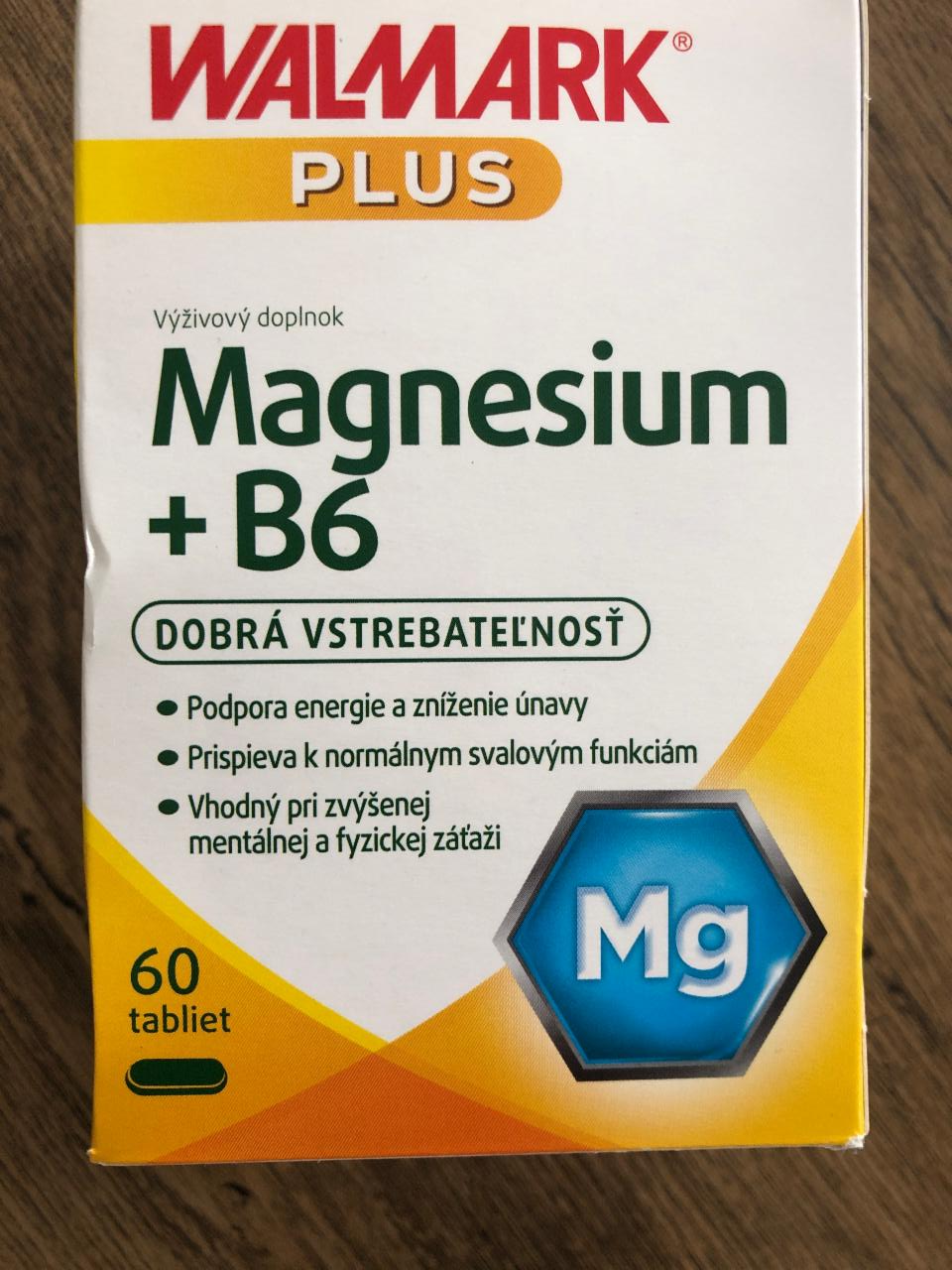 Фото - витамины plus Magnesium+B6 Walmark