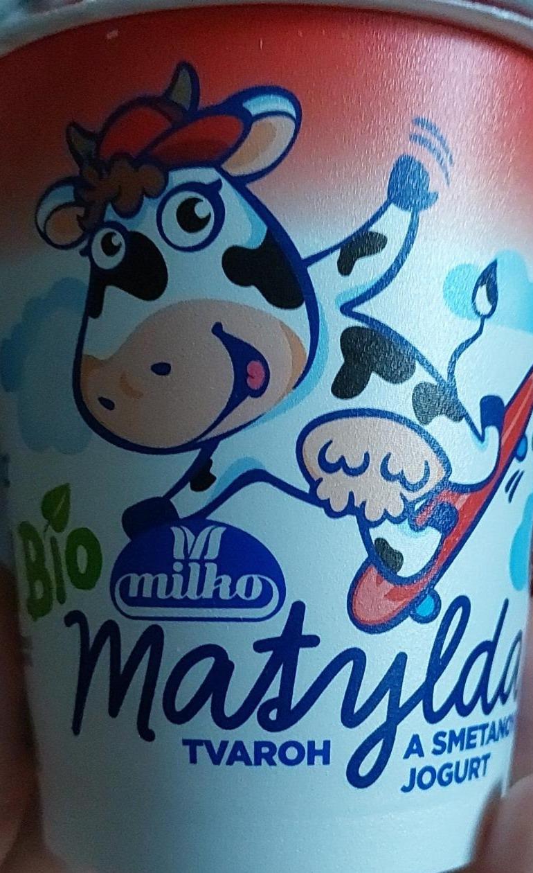 Фото - Matylda творог со сливочным йогуртом клубника Milko