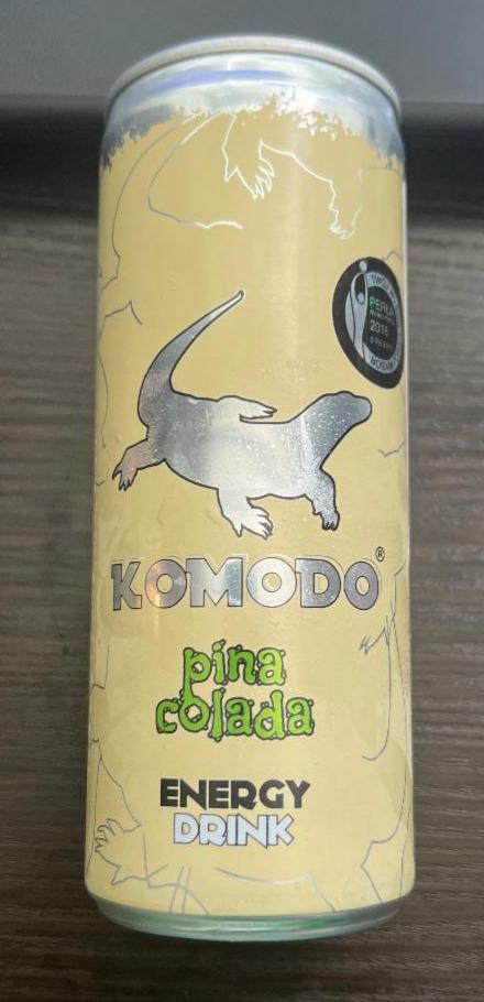Фото - Напиток энергетический безалкогольный Energy Drink Pina Colada Komodo