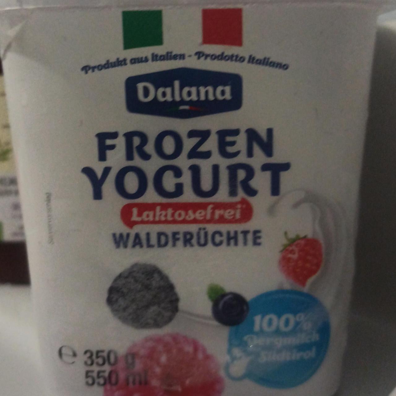 Фото - Йогурт с лесными ягодами без лактозы замороженный Frozen Yogurt Dalana