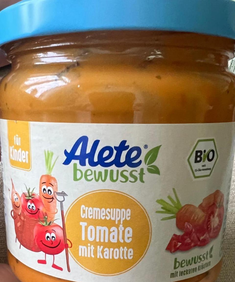 Фото - Cremesuppe Tomate mit Karotte Alete