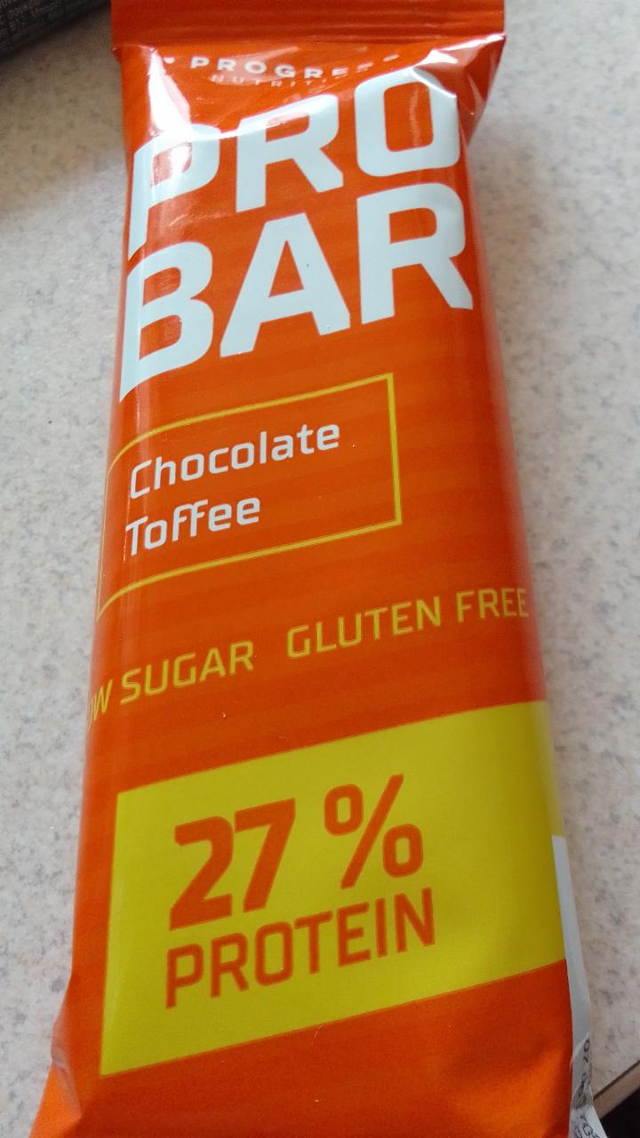 Фото - progress nutrition pro bar chocolate toffee