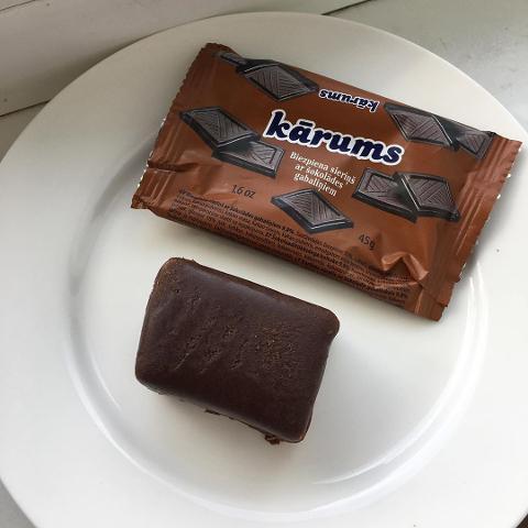 Фото - Сырок творожный глазированный шоколадный Karums.