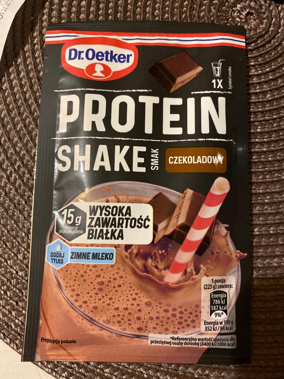 Фото - Protein shake czekoladowy Dr.Oetker