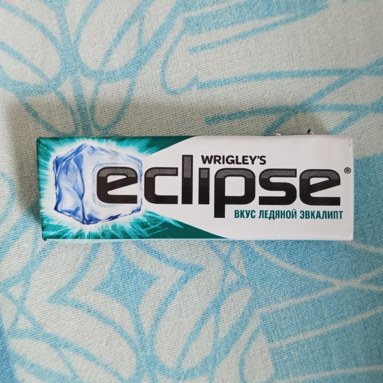 Фото - Жевательная резинка вкус ледяной эвкалипт эвкалипт и ментол Eclipse Эклипс