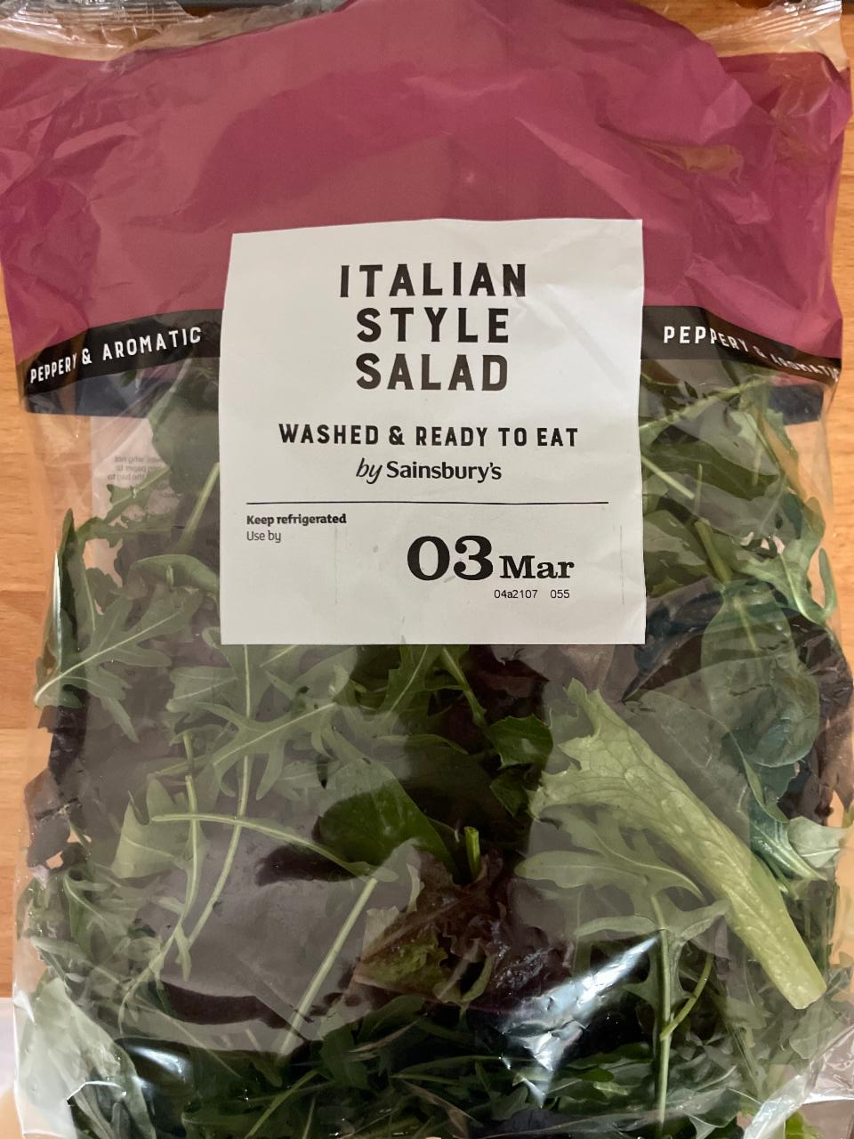 Фото - Смесь салатов Italian Style Salad Sainsbury's