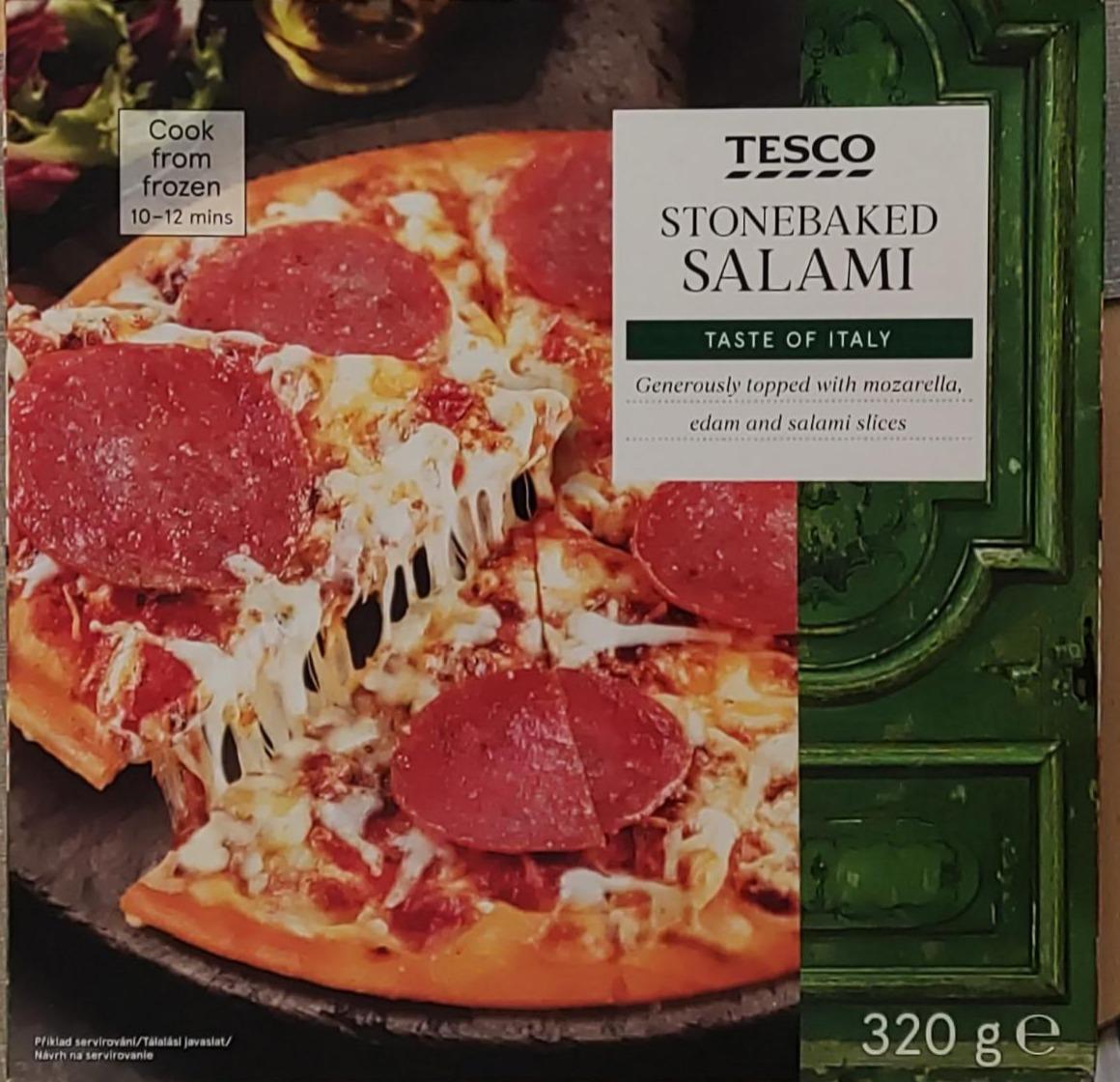 Фото - пицца с салями из печи Tesco