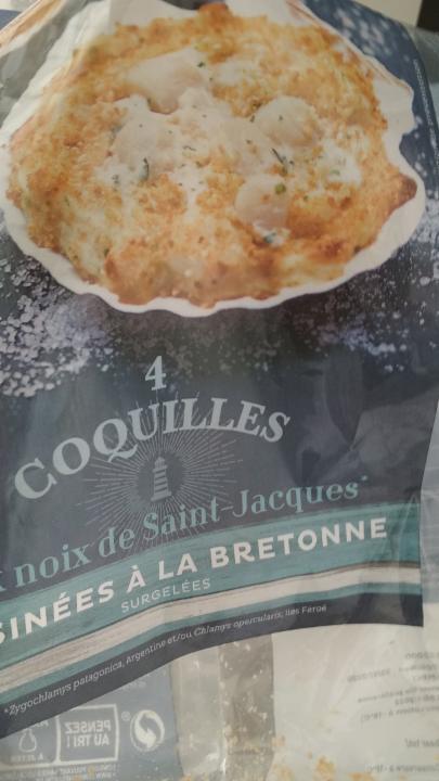 Фото - coquilles aux noix de saint-jacques Cuisinées à la Bretonne Picard