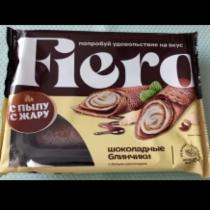 Фото - Блинчики Fiero шоколадные с белым шоколадом С пылу с жару