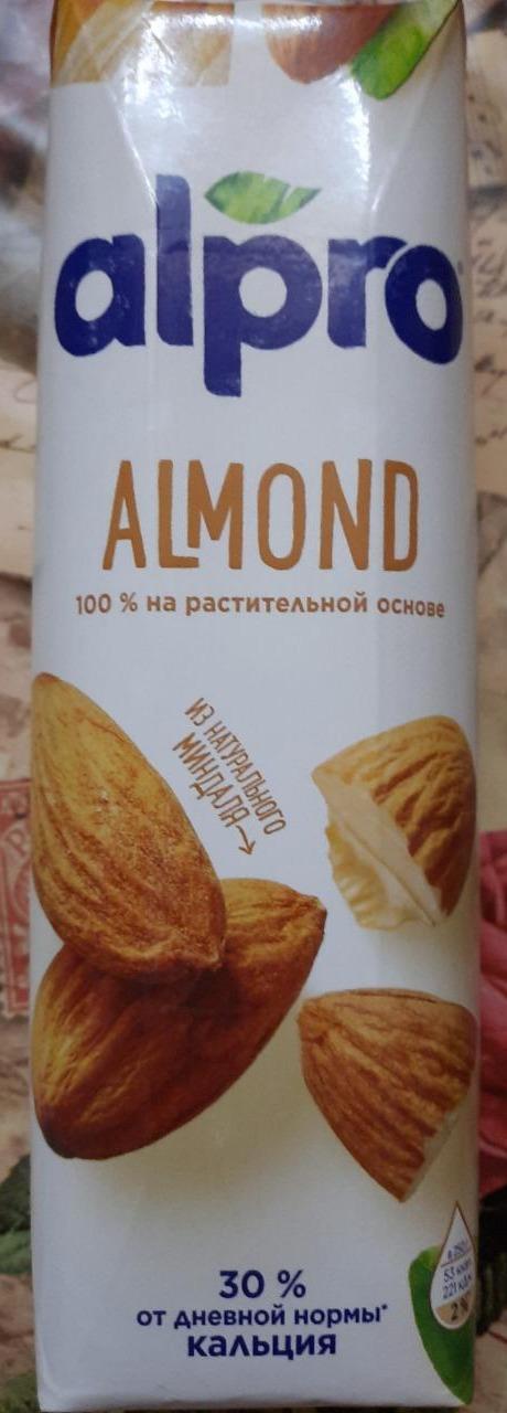 Фото - Молоко миндальное классическое almond Alpro