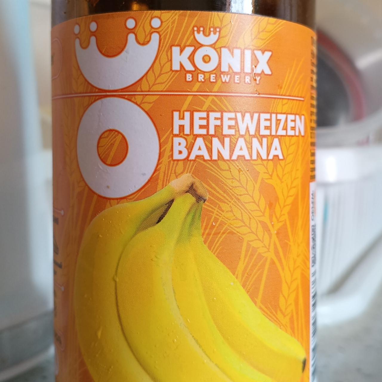 Фото - Пиво банановое Hefeweizen Banana Könix Brewery