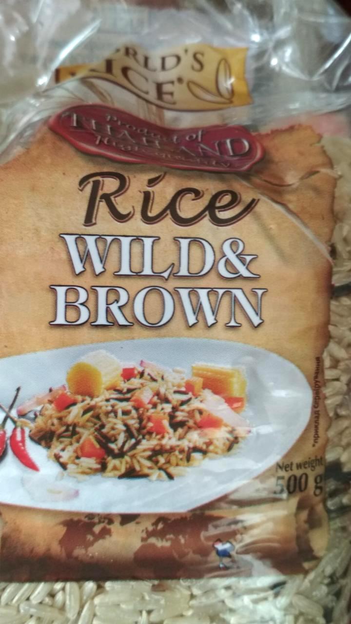 Фото - Смесь риса нешлифованного Wild & Brown World's Rice