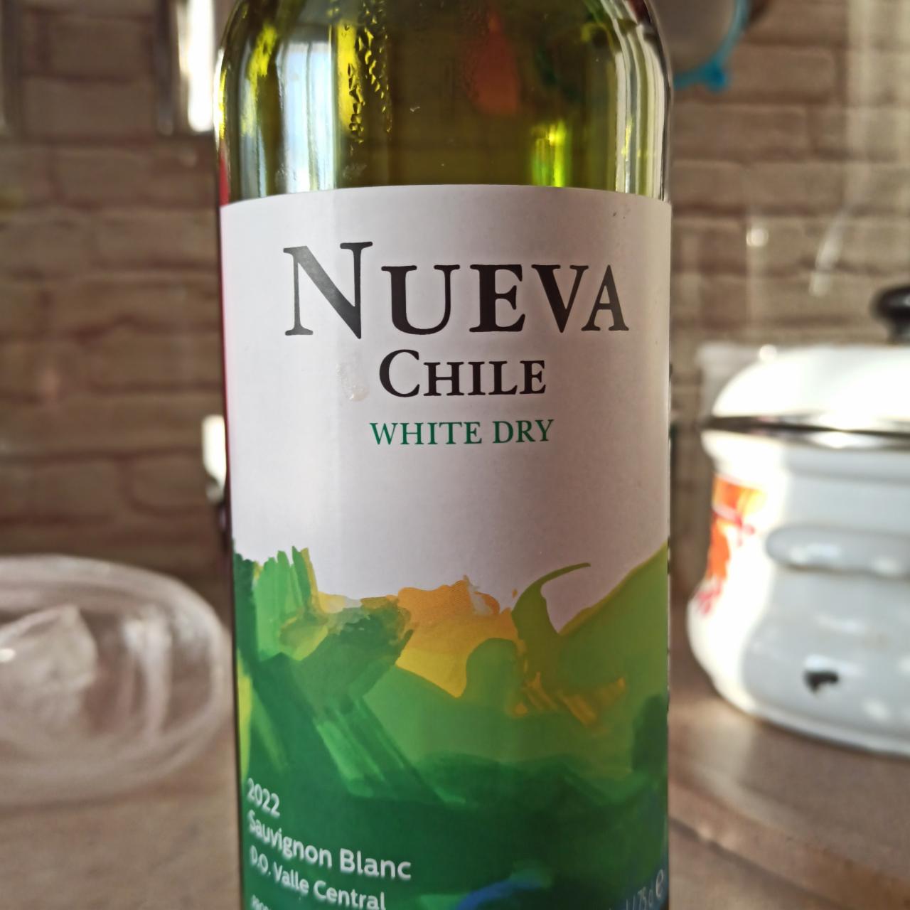 Фото - Вино Chile сухое белое чили 12% Nueva