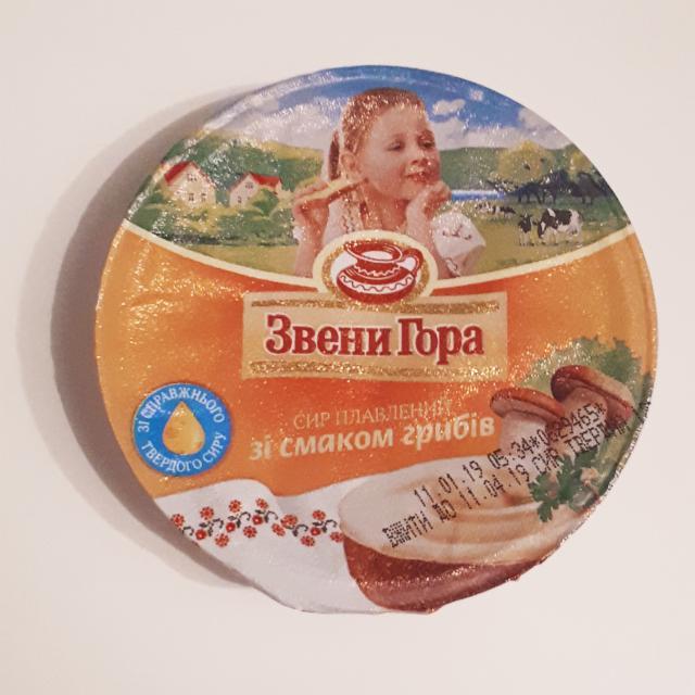 Фото - сыр плавленый со вкусом грибов Звенигора