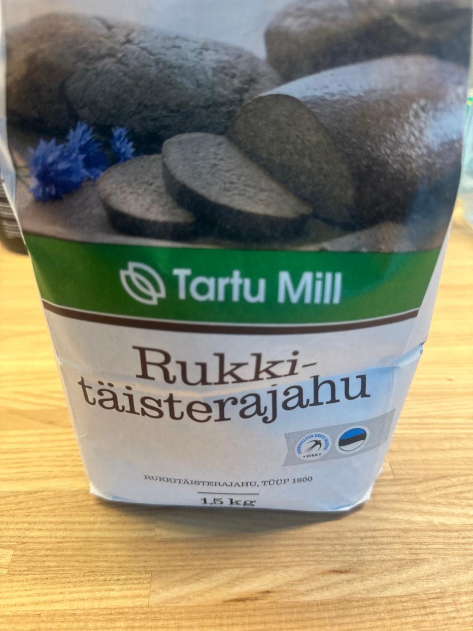 Фото - ржаная мука Rukki täisterjahu Tartu Mill