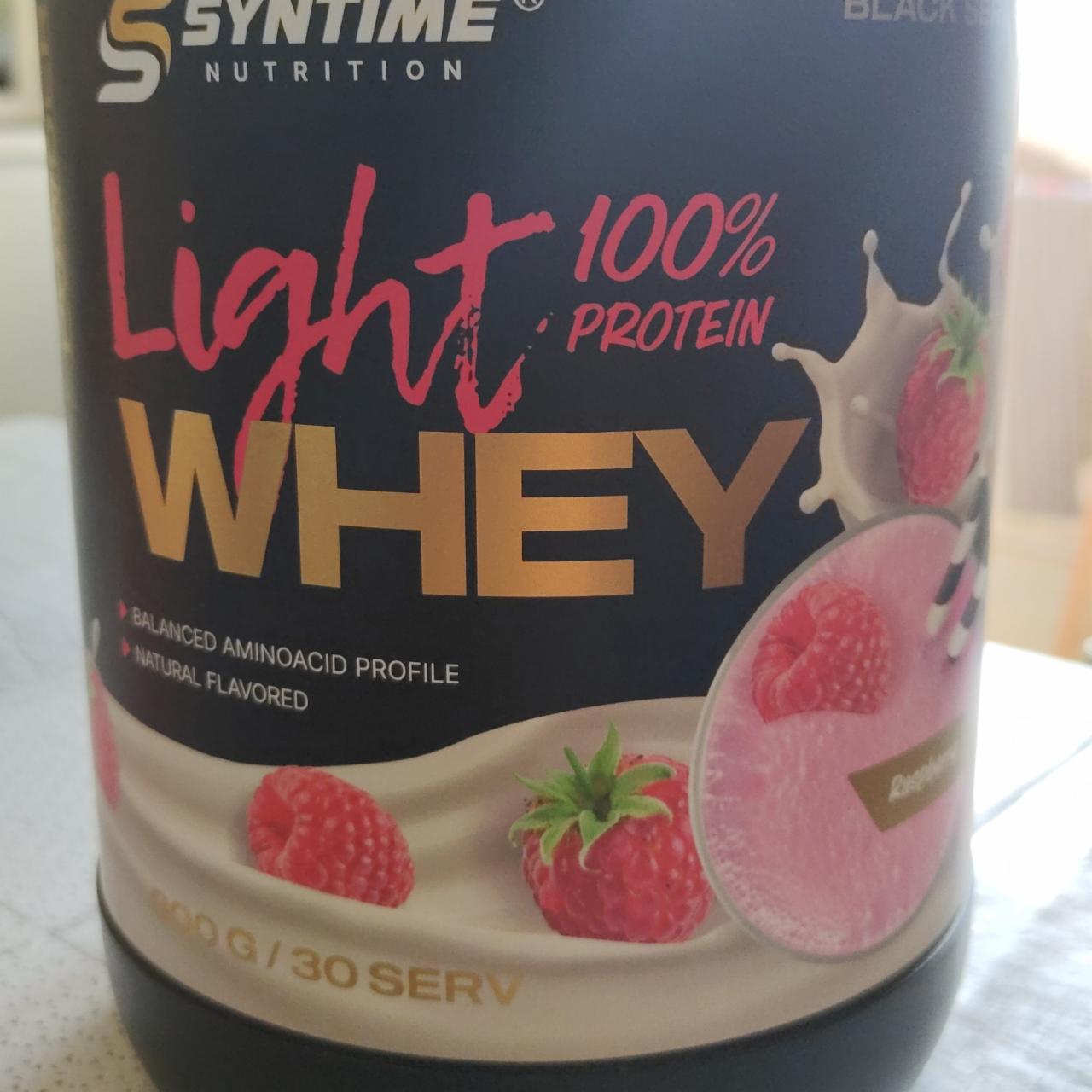 Фото - Light whay proteine малина Syntime nutrition