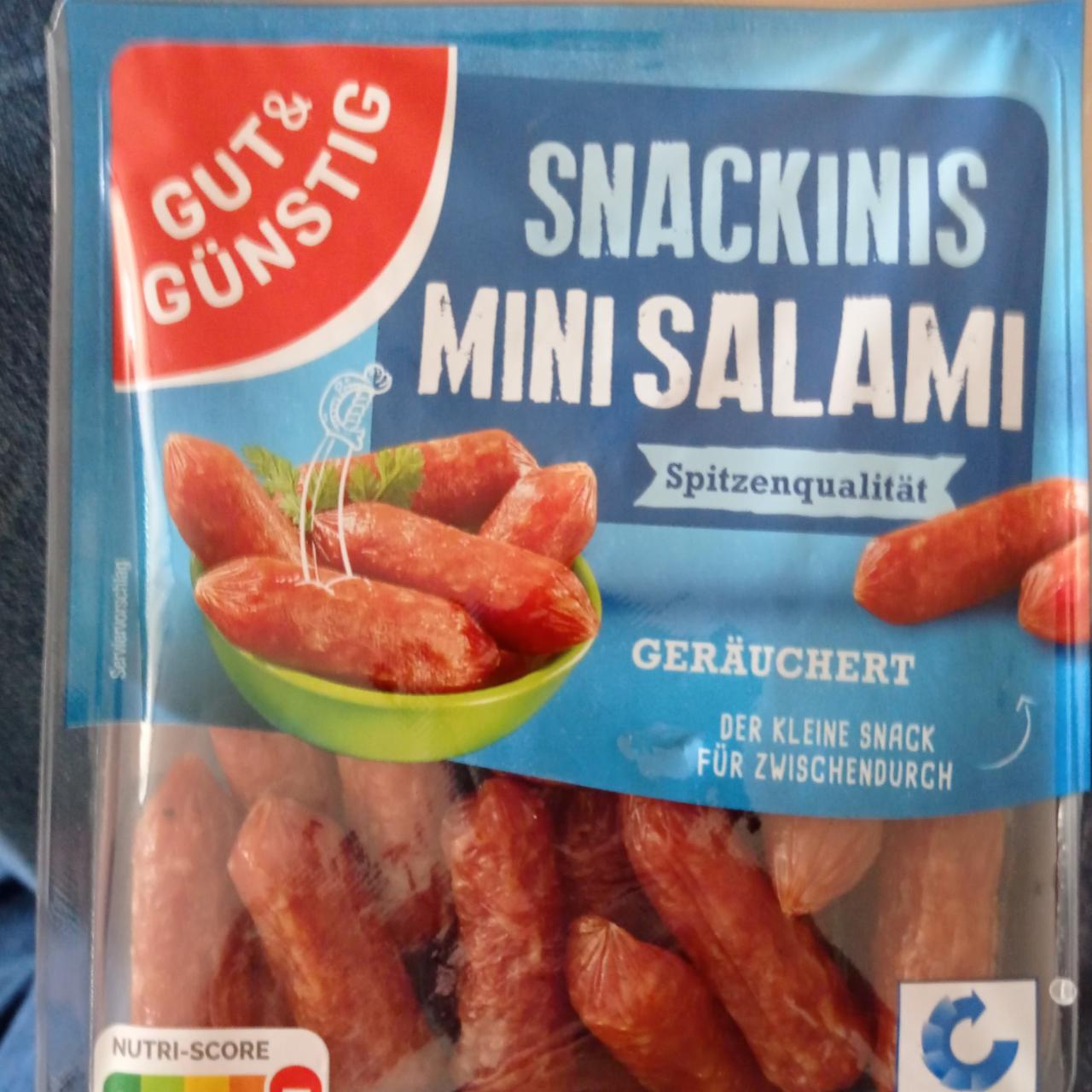 Фото - Мини-салями Snackinis Mini Salami Gut & Gustig
