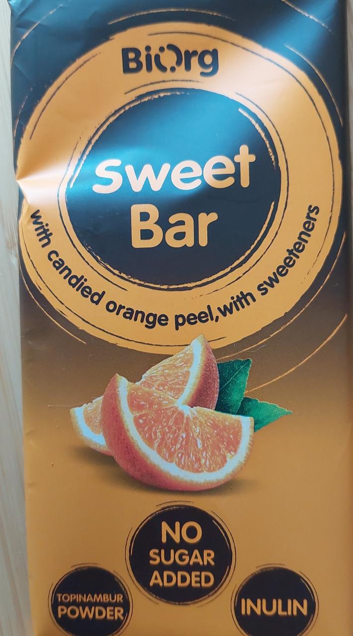 Фото - sweet bar с апельсином без сахара Biorg