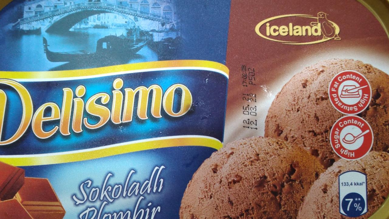 Фото - шоколадное мороженое Delisimo Iceland