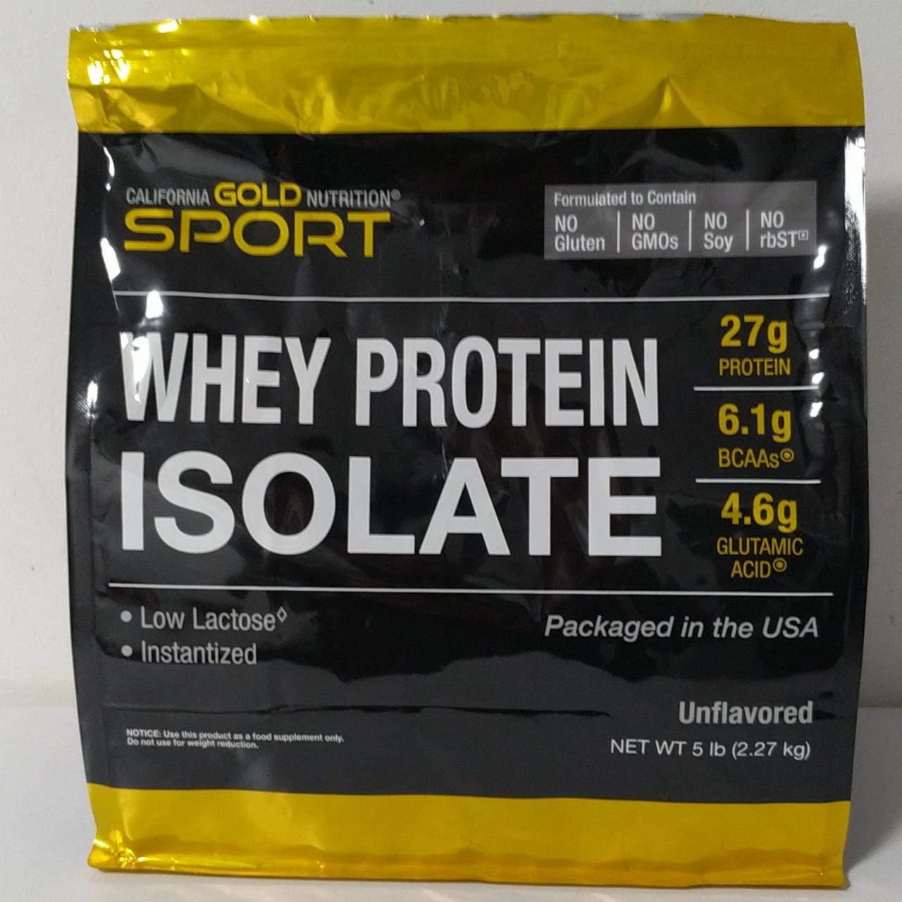Фото - Протеин Whey Protein Isolate California Gold Nutrition