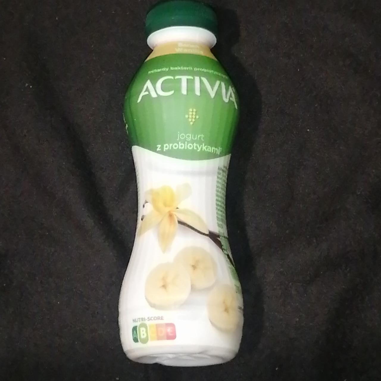 Фото - питьевой йогурт ванан-ваниль Activia