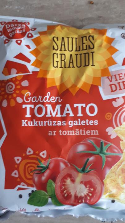 Фото - галеты кукурузные томатный вкус garden tomato Saules graudi