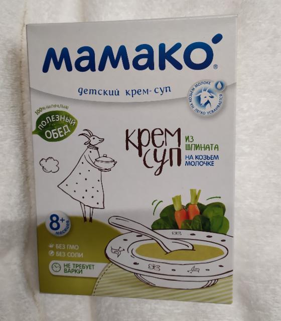 Фото - 'Мамако' крем суп из шпината на козьем молоке
