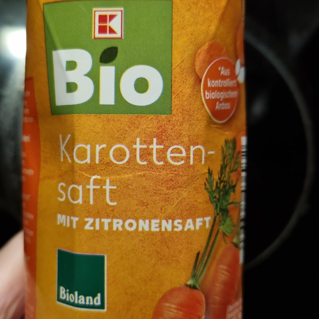 Фото - Karottensaft mit Zitronensaft K-Bio