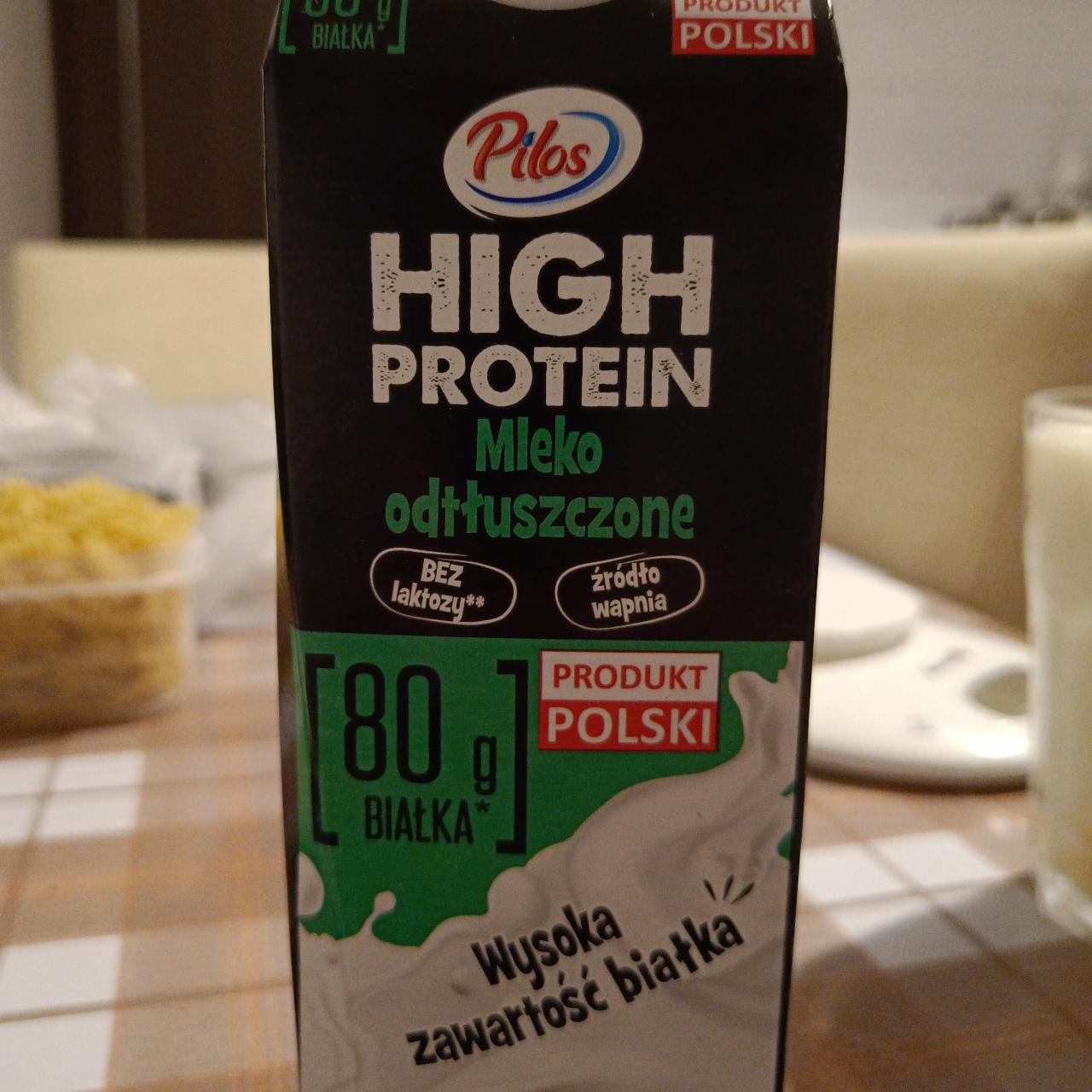 Фото - High protein mleko odtłuszczone Pilos