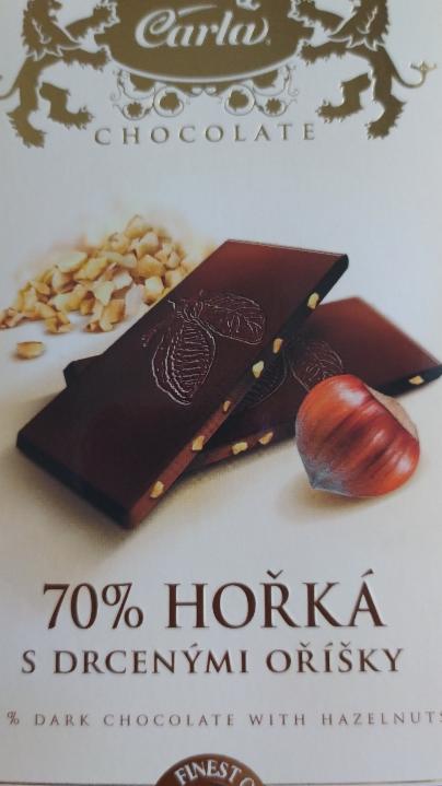 Фото - Шоколад черный 70% с фундуком Carla