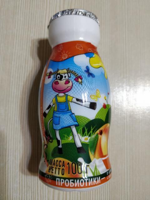 Фото - Бионапиток кисломолочный 'Мумуся' персик