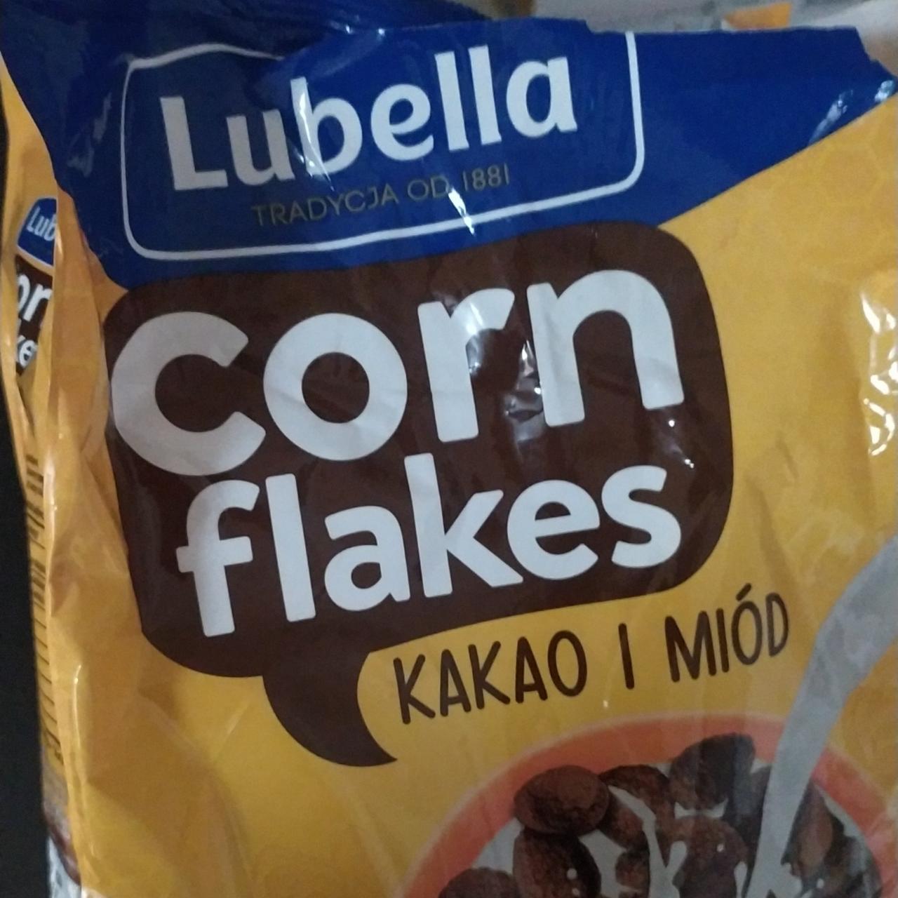 Фото - Хлопья Corn Flakes Kakao i miód Płatki kukurydzia Lubella