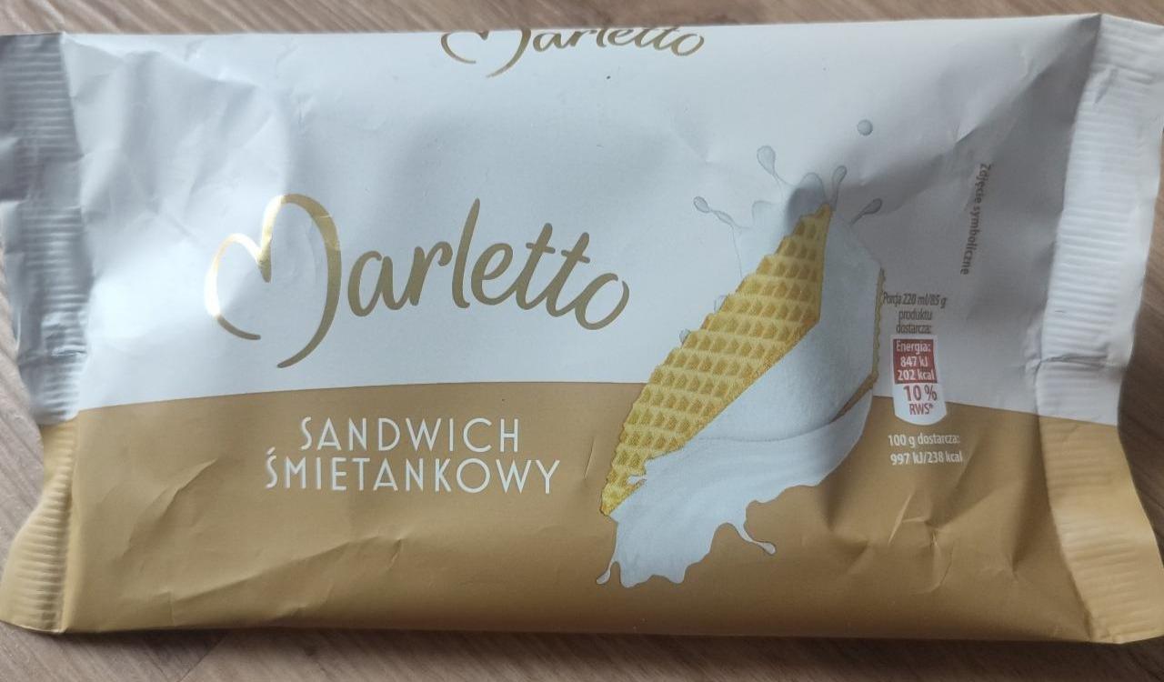 Фото - Мороженое сливочный сендвич Sandwich smietankowy Marletto
