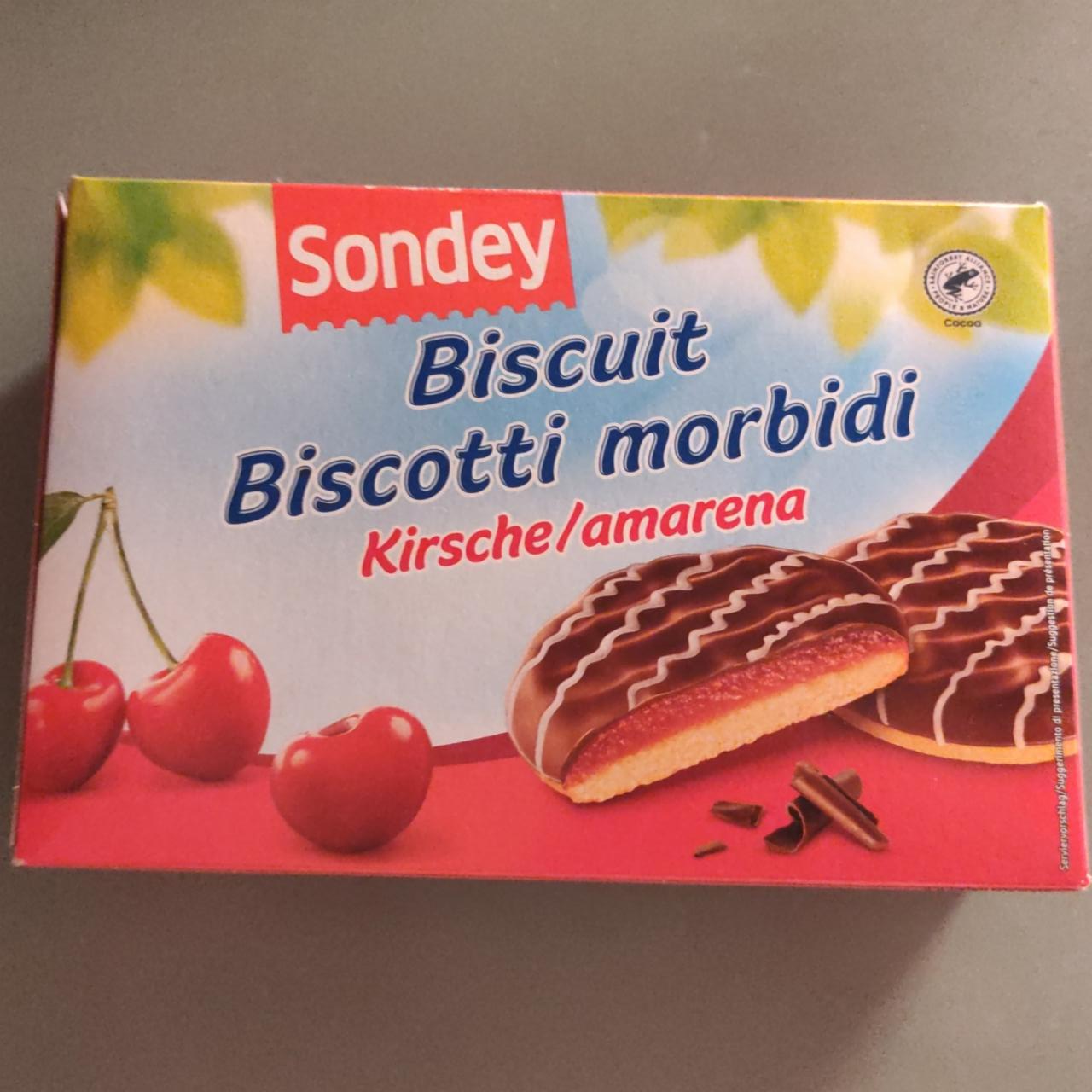 Фото - печенье с вишней и глазурью Sondey