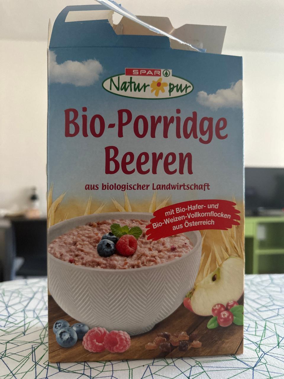 Фото - Bio-Porridge Beeren Spar Natur pur