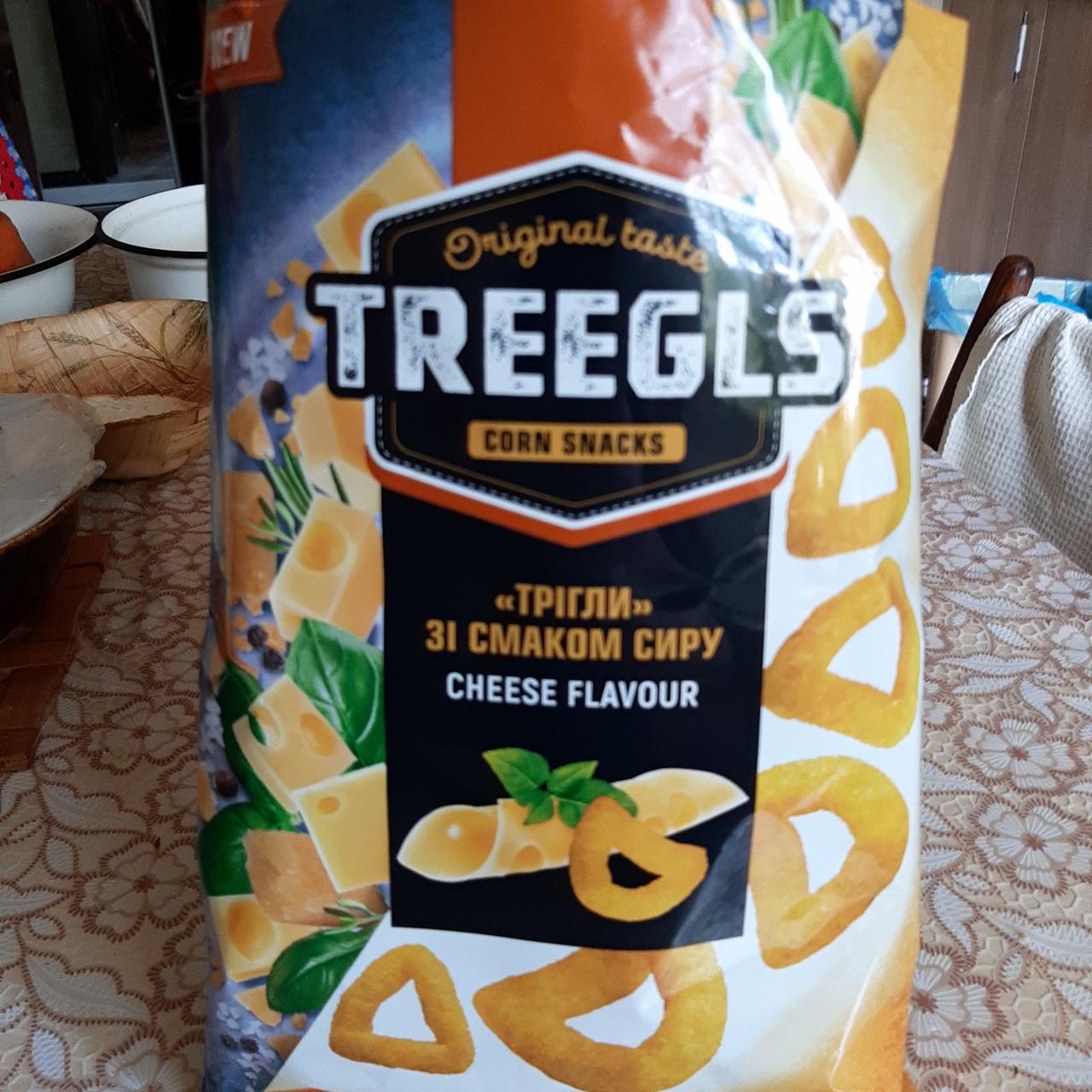 Фото - Триглы со вкусом сыра Treegls Золотое Зерно