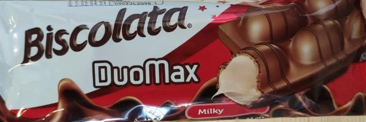 Фото - Батончик Duomax молочный Biscolata