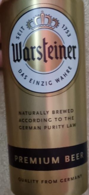 Фото - Пиво premium berr Warsteiner