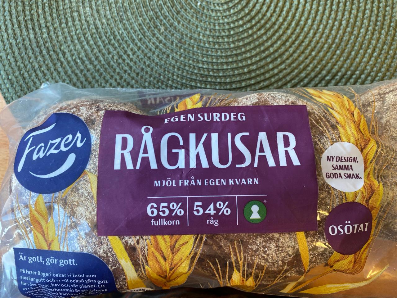 Фото - Хлеб цельнозерновой ржаной Ragkusar Fazer
