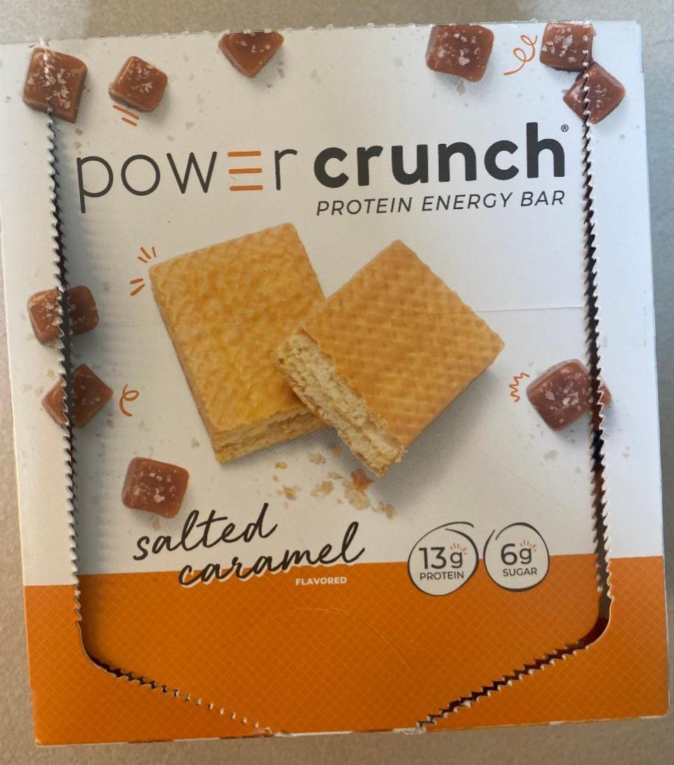Фото - Protein energy bar salted caramel Power Crunch