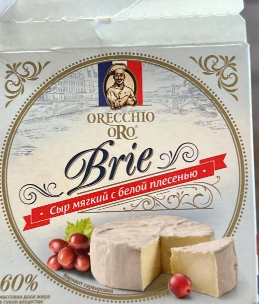 Фото - Сыр мягкий с белой плесенью бри Orecchio oro
