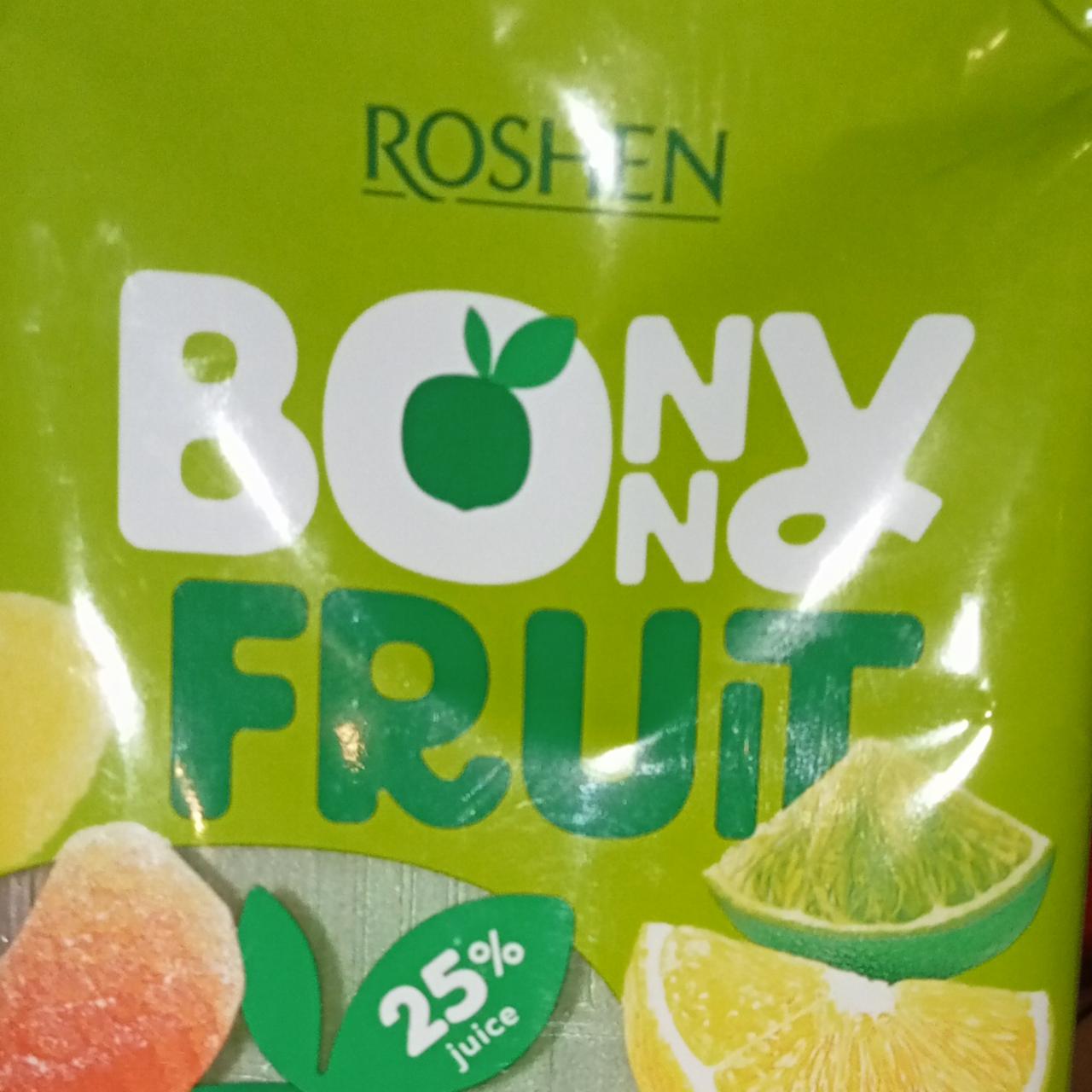 Фото - Конфеты желейные Bonny Fruit цитрусовый микс неглазированные Roshen