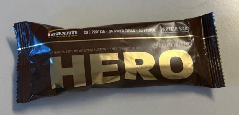 Фото - Maxim Protein bar Triple chocolate Hero