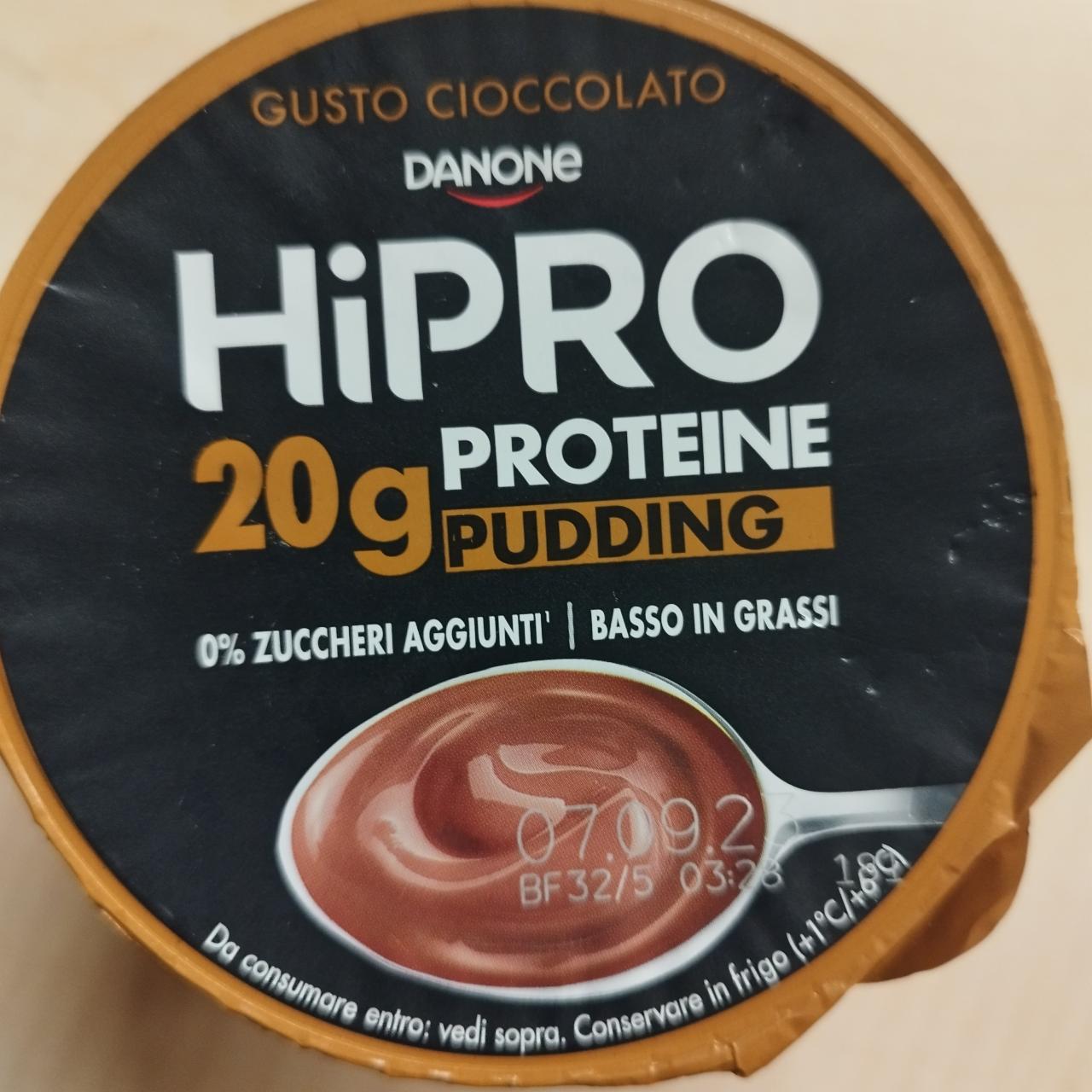 Фото - HiPRO Gusto cioccolato 20g proteine pudding Danone