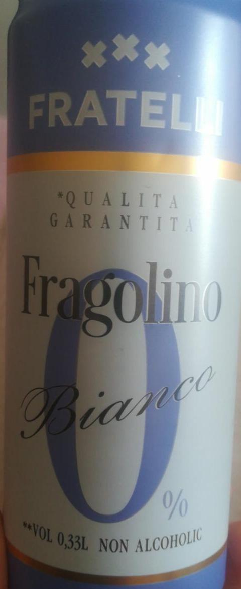Фото - Напиток безалкогольный сильногазированный ароматизаторах 0% Fragolino Bianco Fratelli